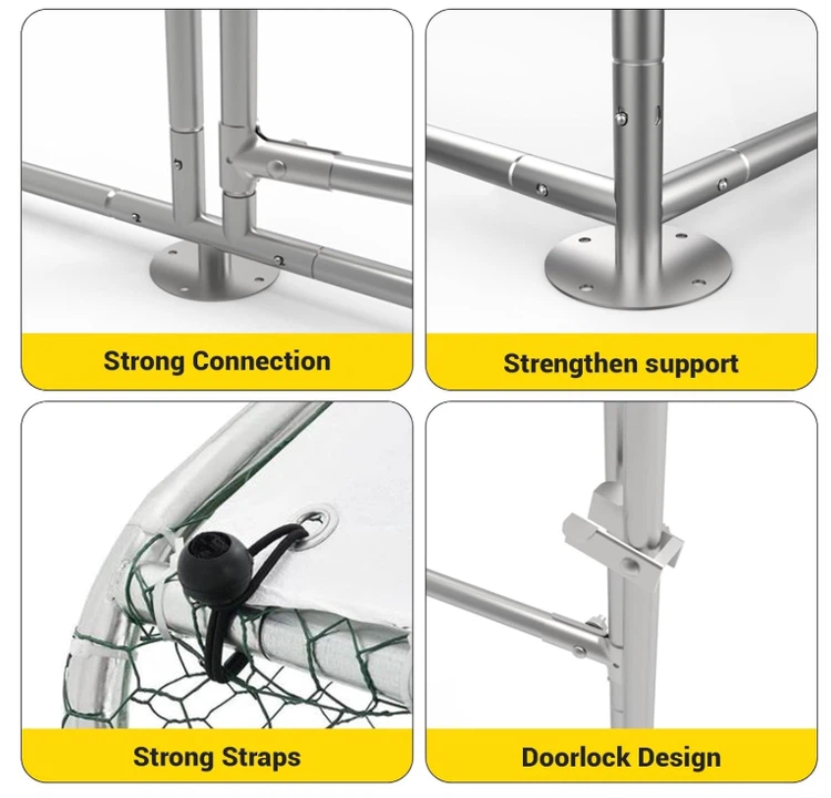 Metal Mobile Chicken Coop3 Metal Mobile Chicken Coop3